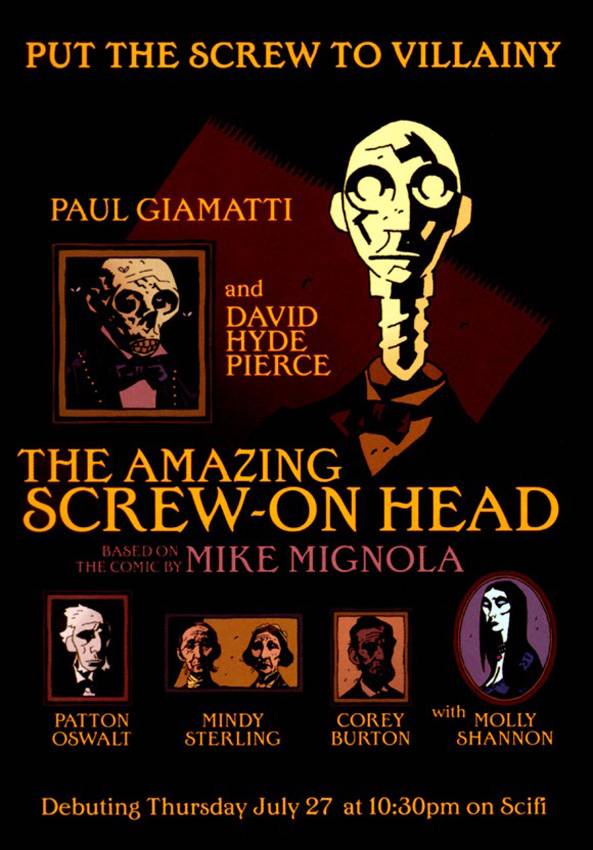 Удивительная голова-винт / The Amazing Screw-On Head (2006) отзывы. Рецензии. Новости кино. Актеры фильма Удивительная голова-винт. Отзывы о фильме Удивительная голова-винт