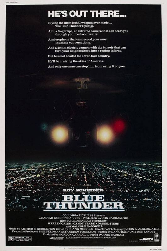 Голубой гром / Blue Thunder (1983) отзывы. Рецензии. Новости кино. Актеры фильма Голубой гром. Отзывы о фильме Голубой гром