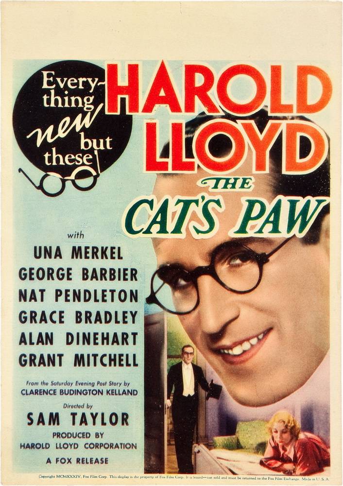 Кошачья лапа / The Cat`s-Paw (1934) отзывы. Рецензии. Новости кино. Актеры фильма Кошачья лапа. Отзывы о фильме Кошачья лапа