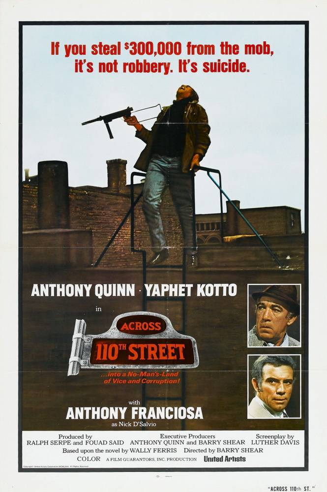 На той стороне 110-й улицы / Across 110th Street (1972) отзывы. Рецензии. Новости кино. Актеры фильма На той стороне 110-й улицы. Отзывы о фильме На той стороне 110-й улицы