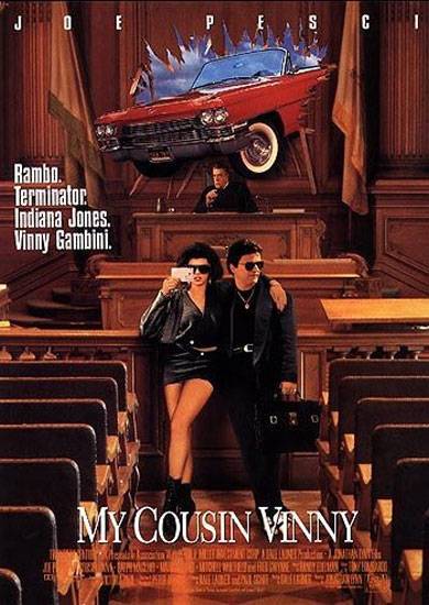 Мой кузен Винни / My Cousin Vinny (1992) отзывы. Рецензии. Новости кино. Актеры фильма Мой кузен Винни. Отзывы о фильме Мой кузен Винни