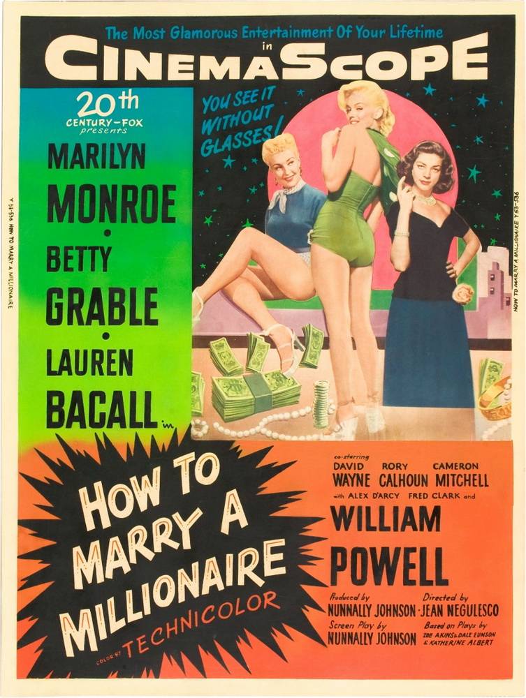 Как выйти замуж за миллионера / How to Marry a Millionaire (1953) отзывы. Рецензии. Новости кино. Актеры фильма Как выйти замуж за миллионера. Отзывы о фильме Как выйти замуж за миллионера