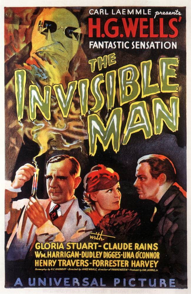 Человек-невидимка / The Invisible Man (1933) отзывы. Рецензии. Новости кино. Актеры фильма Человек-невидимка. Отзывы о фильме Человек-невидимка