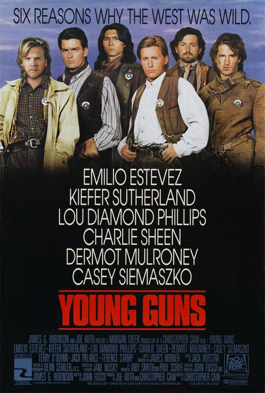 Молодые стрелки / Young Guns (1988) отзывы. Рецензии. Новости кино. Актеры фильма Молодые стрелки. Отзывы о фильме Молодые стрелки