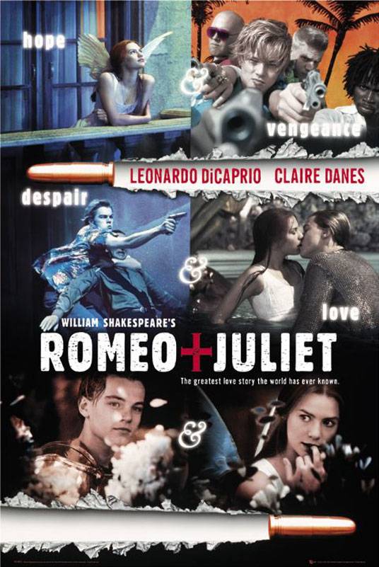 Ромео + Джульетта / Romeo + Juliet (1996) отзывы. Рецензии. Новости кино. Актеры фильма Ромео + Джульетта. Отзывы о фильме Ромео + Джульетта