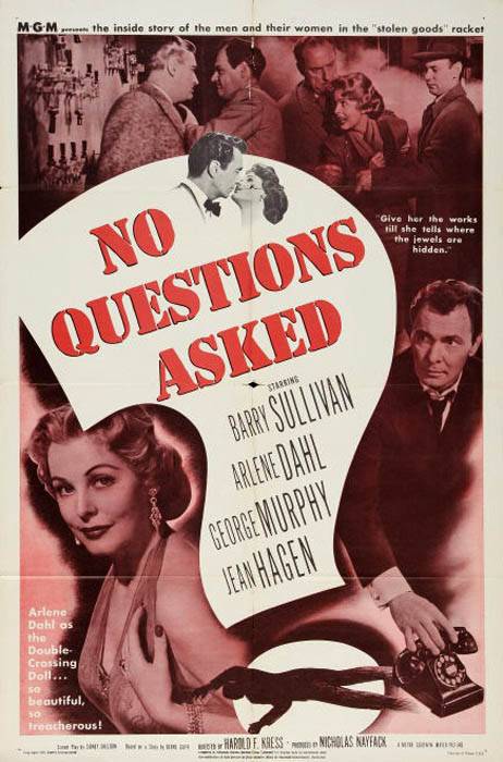 Без лишних вопросов / No Questions Asked (1951) отзывы. Рецензии. Новости кино. Актеры фильма Без лишних вопросов. Отзывы о фильме Без лишних вопросов