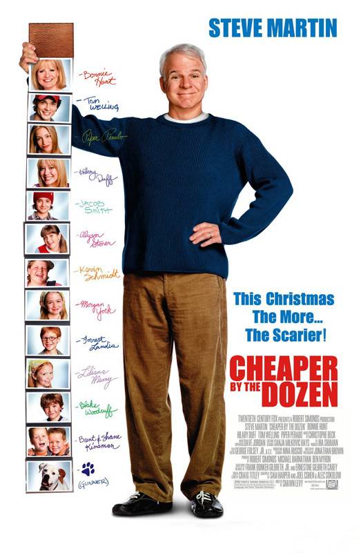 Оптом дешевле / Cheaper by the Dozen (2003) отзывы. Рецензии. Новости кино. Актеры фильма Оптом дешевле. Отзывы о фильме Оптом дешевле