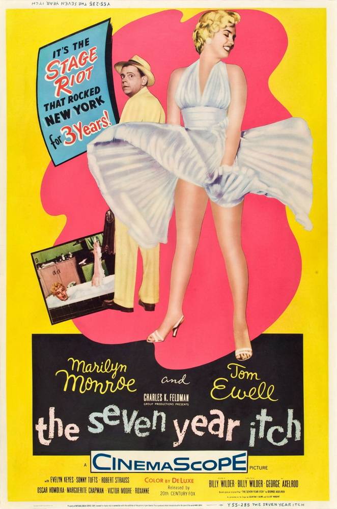 Зуд седьмого года / The Seven Year Itch (1955) отзывы. Рецензии. Новости кино. Актеры фильма Зуд седьмого года. Отзывы о фильме Зуд седьмого года