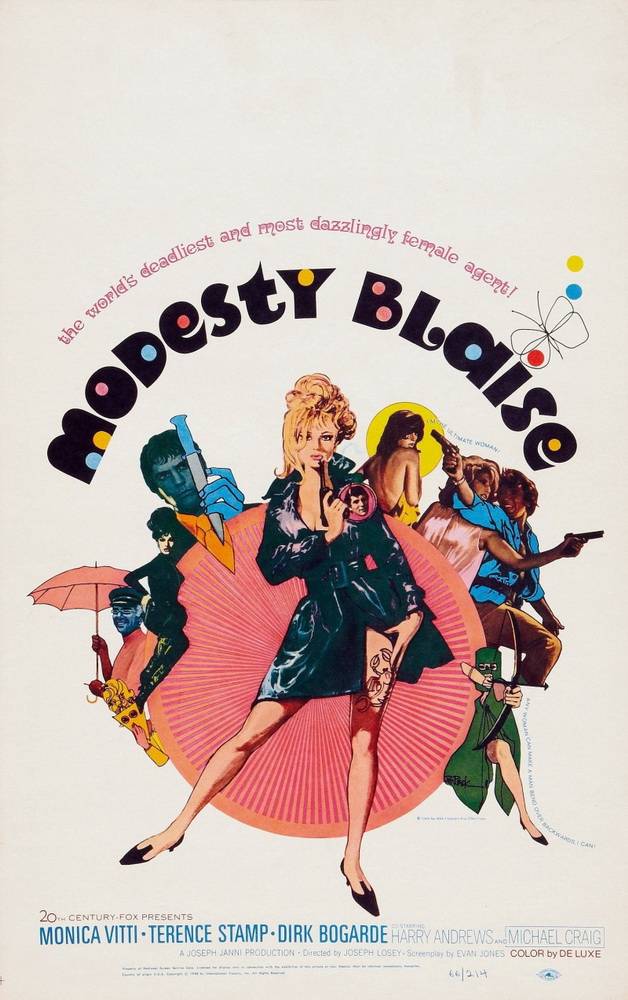 Модести Блэйз / Modesty Blaise (1966) отзывы. Рецензии. Новости кино. Актеры фильма Модести Блэйз. Отзывы о фильме Модести Блэйз