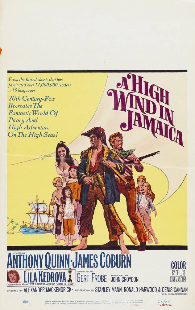 Ураган над Ямайкой / A High Wind in Jamaica (1965) отзывы. Рецензии. Новости кино. Актеры фильма Ураган над Ямайкой. Отзывы о фильме Ураган над Ямайкой