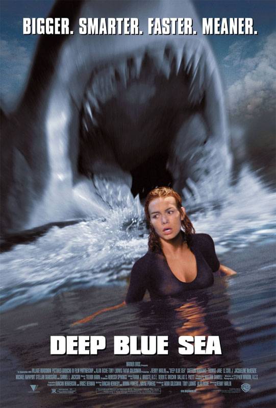 Глубокое синее море / Deep Blue Sea (1999) отзывы. Рецензии. Новости кино. Актеры фильма Глубокое синее море. Отзывы о фильме Глубокое синее море