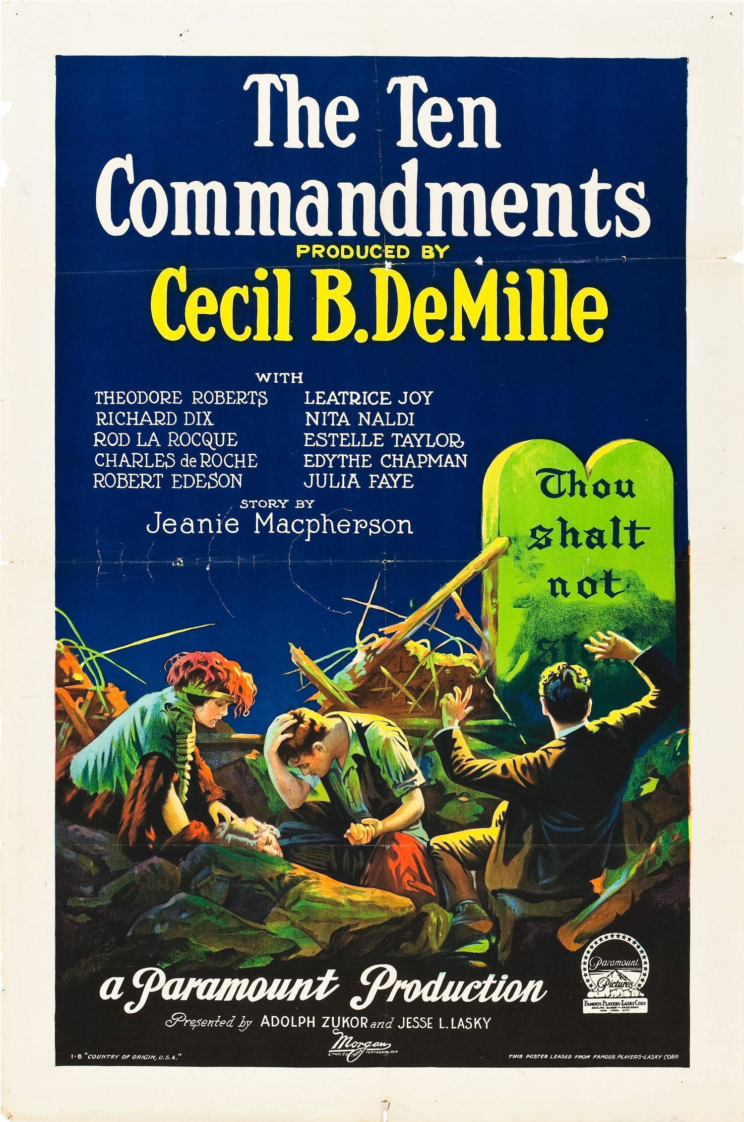 Десять заповедей / The Ten Commandments (1923) отзывы. Рецензии. Новости кино. Актеры фильма Десять заповедей. Отзывы о фильме Десять заповедей