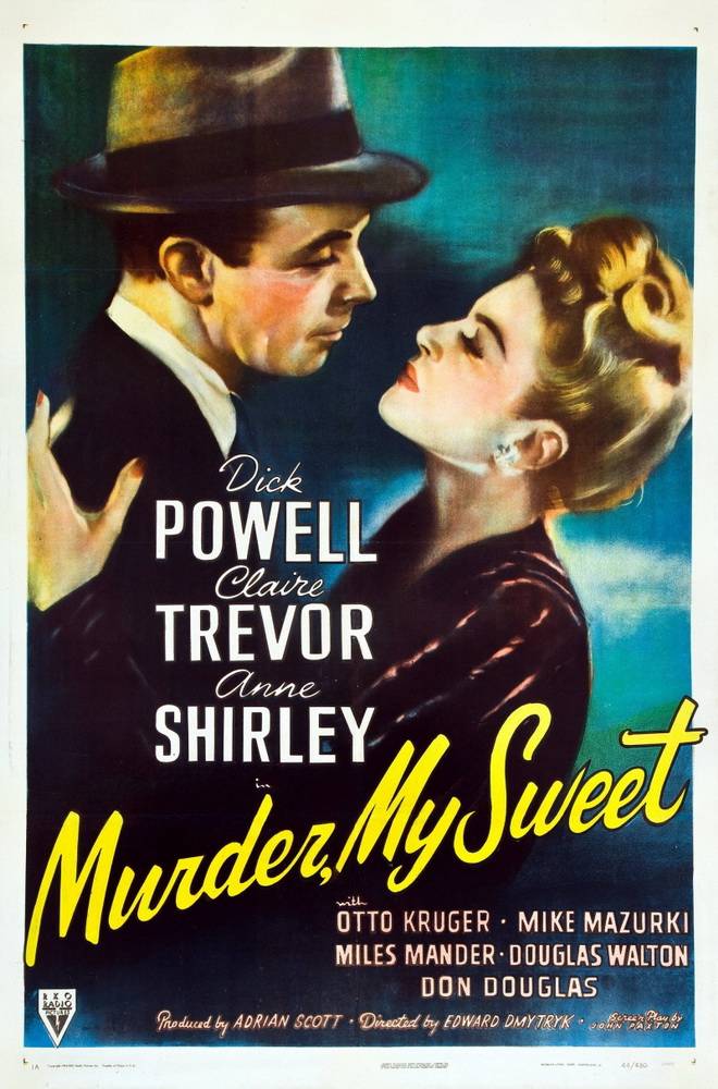 Это убийство, моя милочка / Murder, My Sweet (1944) отзывы. Рецензии. Новости кино. Актеры фильма Это убийство, моя милочка. Отзывы о фильме Это убийство, моя милочка