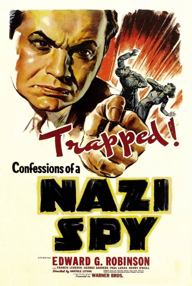 Признания нацистского шпиона: постер N97790