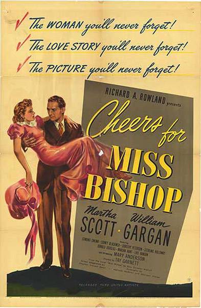 За здоровье мисс Бишоп / Cheers for Miss Bishop (1941) отзывы. Рецензии. Новости кино. Актеры фильма За здоровье мисс Бишоп. Отзывы о фильме За здоровье мисс Бишоп