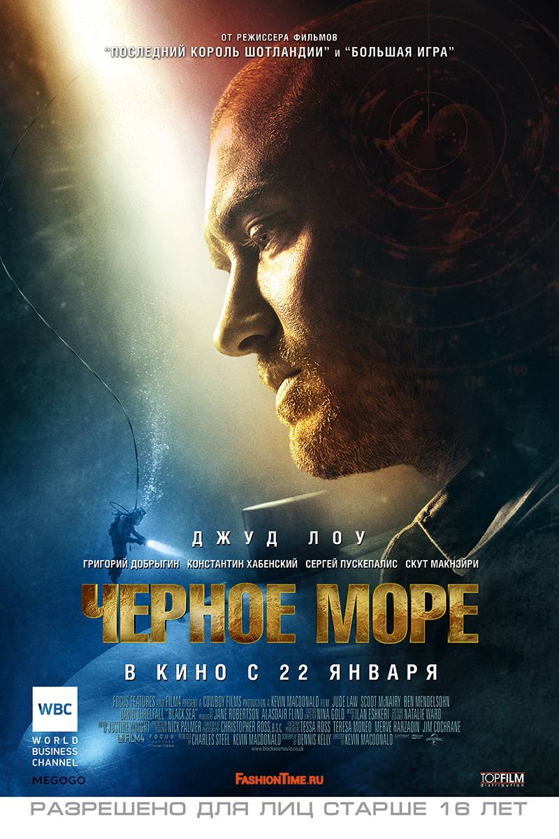 Черное море / Black Sea (2014) отзывы. Рецензии. Новости кино. Актеры фильма Черное море. Отзывы о фильме Черное море