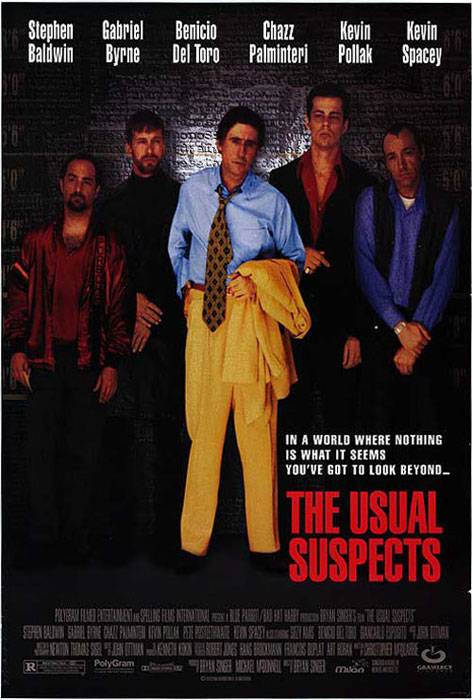Подозрительные лица / The Usual Suspects (1995) отзывы. Рецензии. Новости кино. Актеры фильма Подозрительные лица. Отзывы о фильме Подозрительные лица
