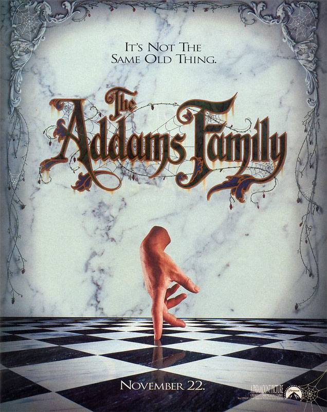 Семейка Аддамс / The Addams Family (1991) отзывы. Рецензии. Новости кино. Актеры фильма Семейка Аддамс. Отзывы о фильме Семейка Аддамс