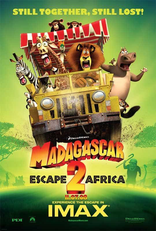 Мадагаскар 2. Побег в Африку: постер N865