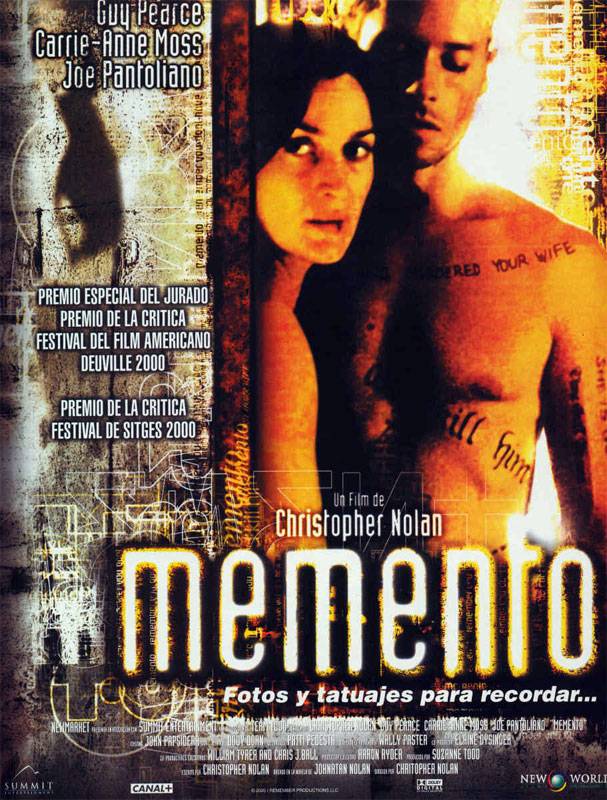 Помни / Memento (2000) отзывы. Рецензии. Новости кино. Актеры фильма Помни. Отзывы о фильме Помни