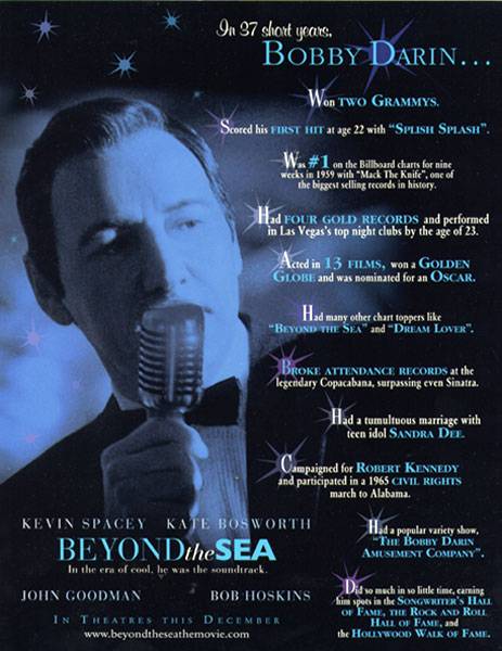 У моря / Beyond the Sea (2004) отзывы. Рецензии. Новости кино. Актеры фильма У моря. Отзывы о фильме У моря