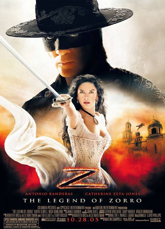 Легенда Зорро / The Legend of Zorro (2005) отзывы. Рецензии. Новости кино. Актеры фильма Легенда Зорро. Отзывы о фильме Легенда Зорро