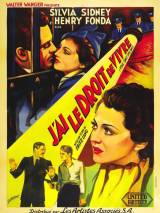 Превью постера #53402 к фильму "Живем один раз"  (1937)