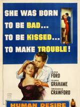 Превью постера #53809 к фильму "Человеческое желание"  (1954)