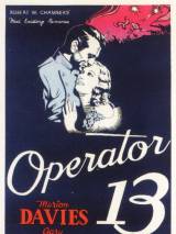 Превью постера #58876 к фильму "Оператор 13"  (1934)