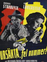 Превью постера #65191 к фильму "Извините, ошиблись номером"  (1948)