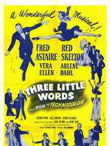 Превью постера #68354 к фильму "Три маленьких слова" (1950)