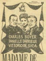 Превью постера #68732 к фильму "Мадам де…" (1953)