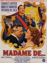 Превью постера #68733 к фильму "Мадам де…" (1953)