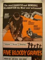 Превью постера #79528 к фильму "Пять кровавых могил" (1970)