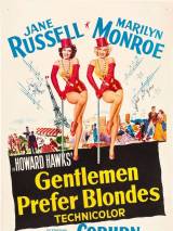 Превью постера #88543 к фильму "Джентльмены предпочитают блондинок" (1953)