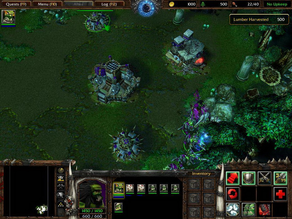 Игра Warcraft III: Reign of Chaos (2002). Скриншот N92380