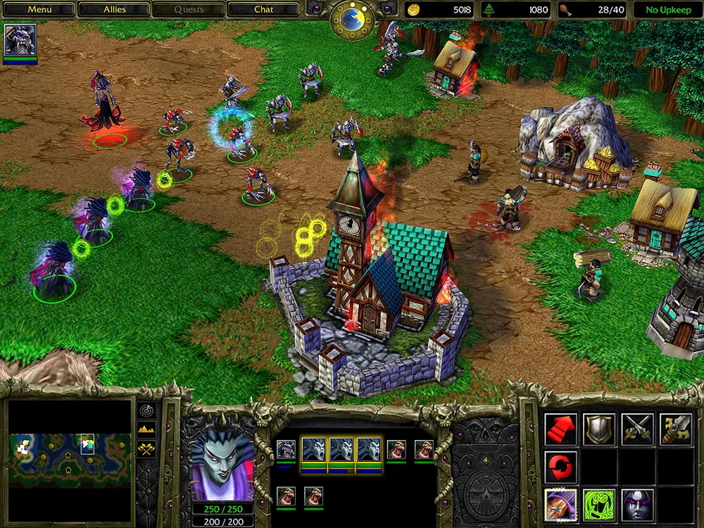 Игра Warcraft III: Reign of Chaos (2002). Скриншот N92383
