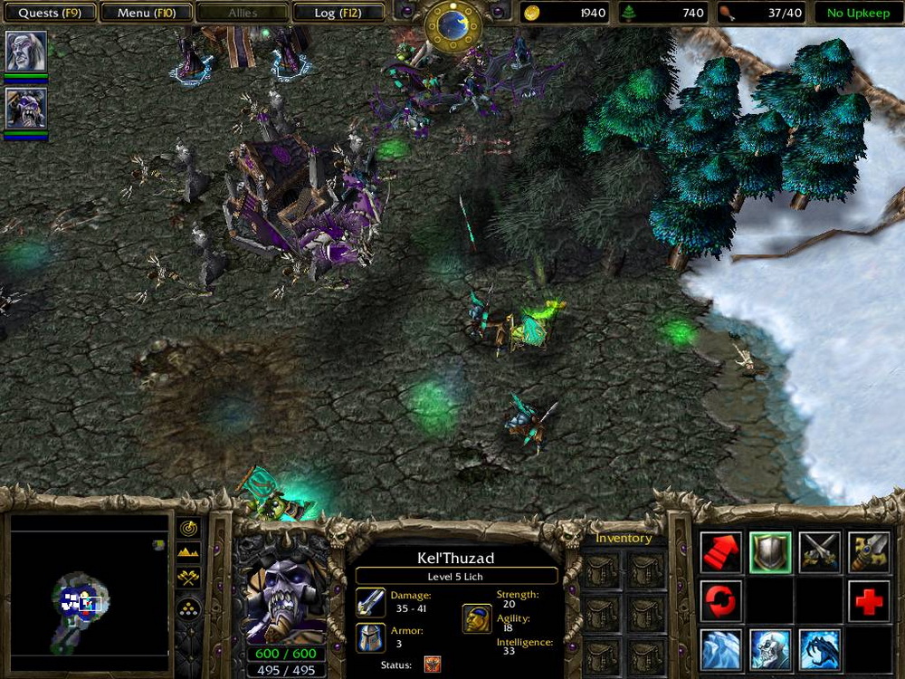 Игра Warcraft III: Reign of Chaos (2002). Скриншот N92384
