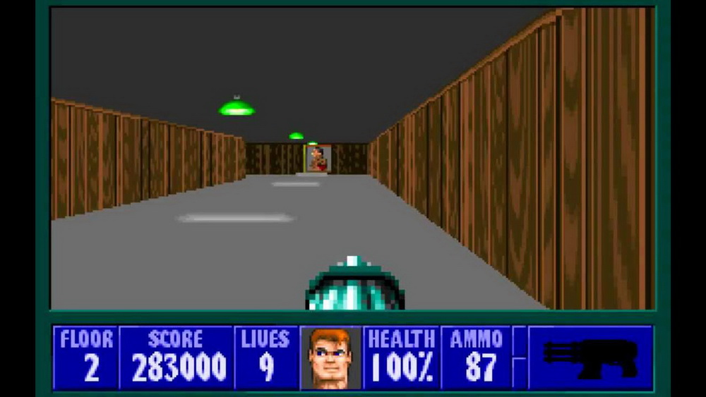 Игра Wolfenstein 3D (1992). Скриншот N93401