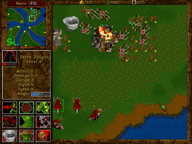 Игра WarCraft II: Tides of Darkness (1995). Скриншот N94147