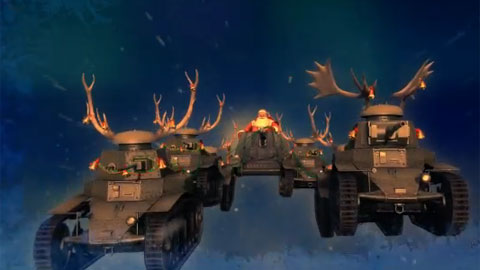 Рождественский ролик игры "Мир танков"