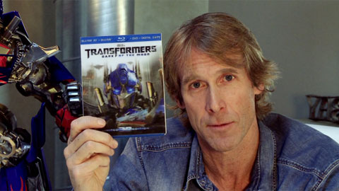 Майкл Бэй представил Blu-ray издание "Трансформеры 3: Темная сторона Луны"