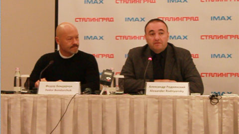 Фрагмент №2 пресс-конференции создателей фильма "Сталинград"