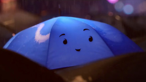 Отрывок из короткометражного мультфильма "Синий зонтик"