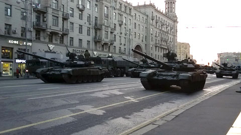 Репетиция Парада Победы в Москве (29 апреля 2014 года)