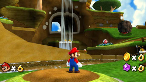Кадр к игре Super Mario Galaxy
