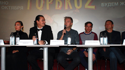 Пресс-конференция создателей фильма "Горько 2!"