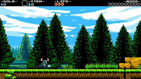 Трейлер платформерной игры "Shovel Knight"