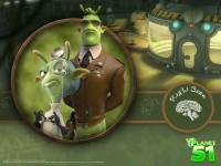 Обои N107 к мультфильму "Планета 51" (2009)