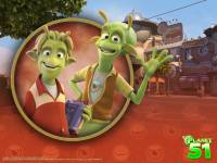 Обои N111 к мультфильму "Планета 51" (2009)